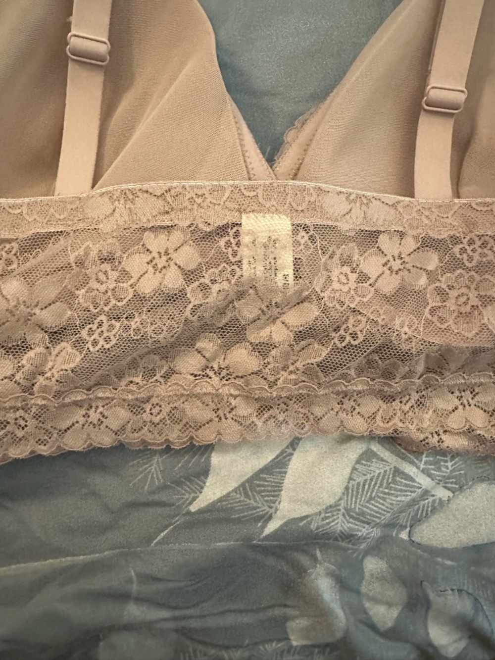 NWTS No Boundaries Crossover Lace Bralette - Lt. Mauve sz XXXL - Picture 8 of 8